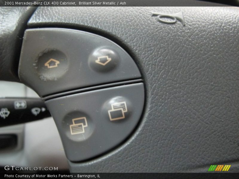 Controls of 2001 CLK 430 Cabriolet