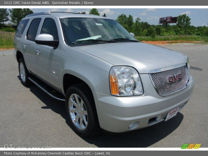 Quicksilver Metallic / Ebony 2013 GMC Yukon Denali AWD