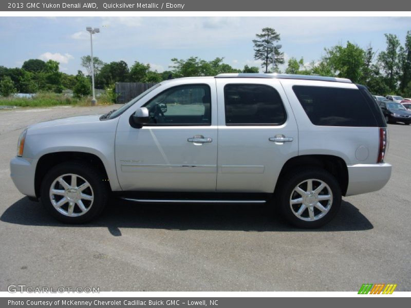 Quicksilver Metallic / Ebony 2013 GMC Yukon Denali AWD