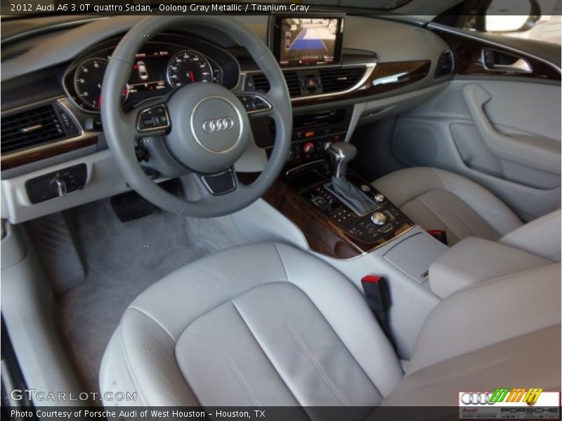 Oolong Gray Metallic / Titanium Gray 2012 Audi A6 3.0T quattro Sedan