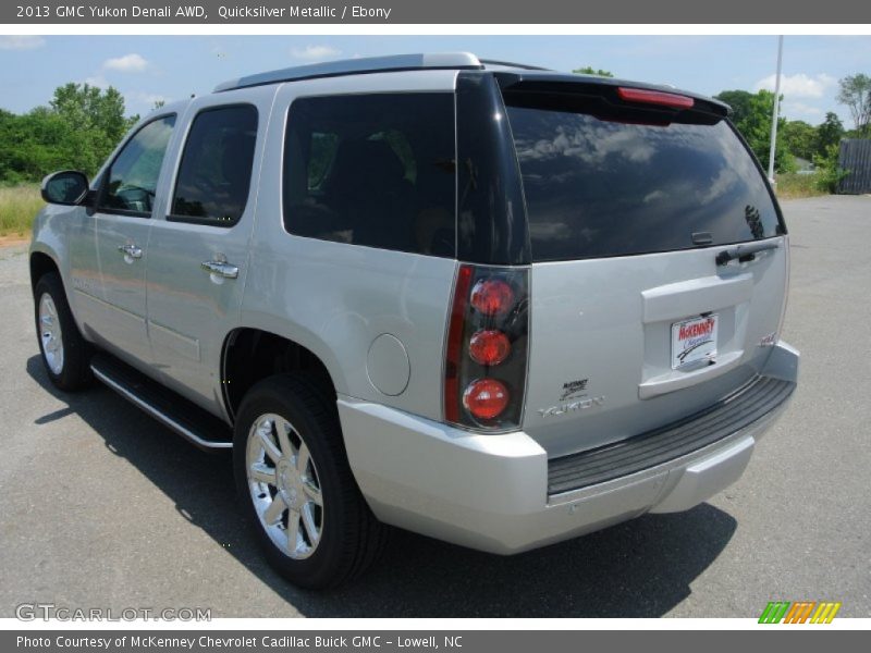 Quicksilver Metallic / Ebony 2013 GMC Yukon Denali AWD