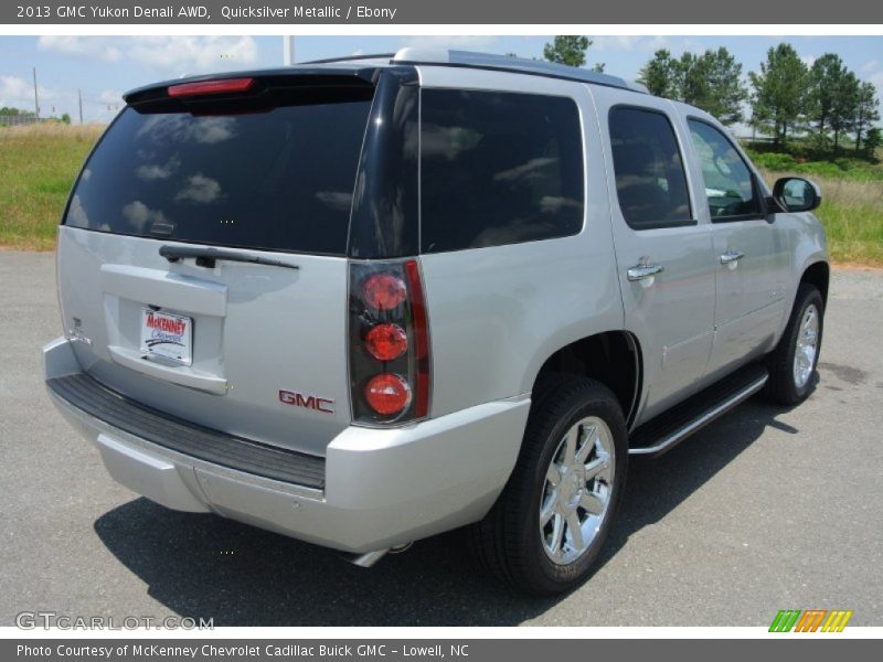 Quicksilver Metallic / Ebony 2013 GMC Yukon Denali AWD