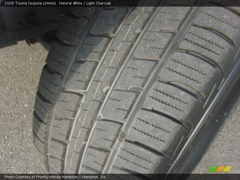 Natural White / Light Charcoal 2006 Toyota Sequoia Limited
