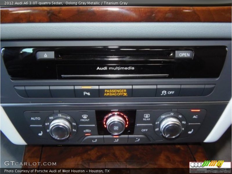 Oolong Gray Metallic / Titanium Gray 2012 Audi A6 3.0T quattro Sedan