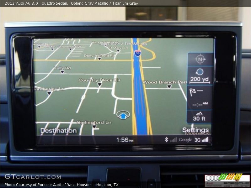 Oolong Gray Metallic / Titanium Gray 2012 Audi A6 3.0T quattro Sedan