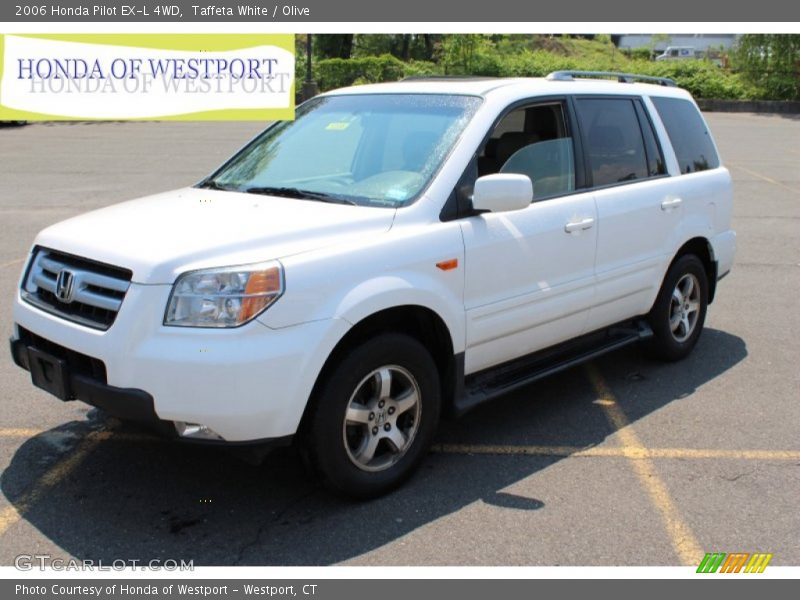 Taffeta White / Olive 2006 Honda Pilot EX-L 4WD