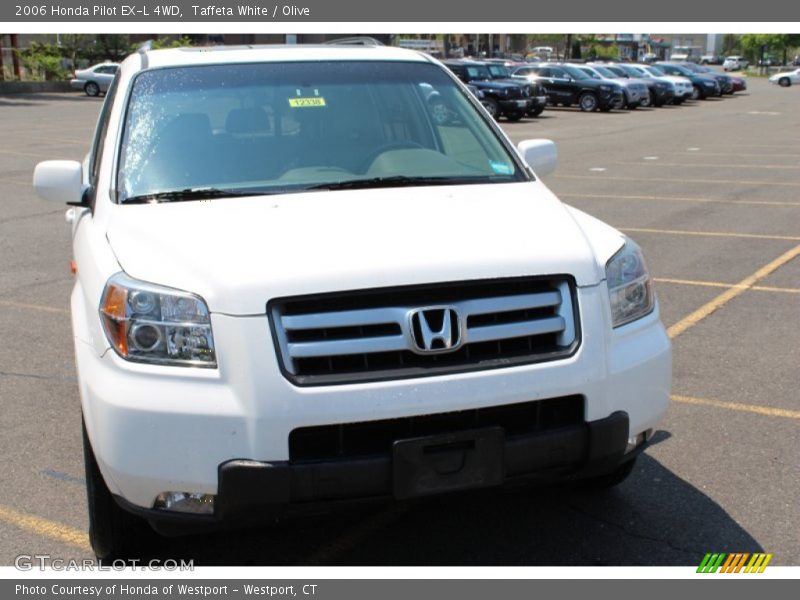 Taffeta White / Olive 2006 Honda Pilot EX-L 4WD