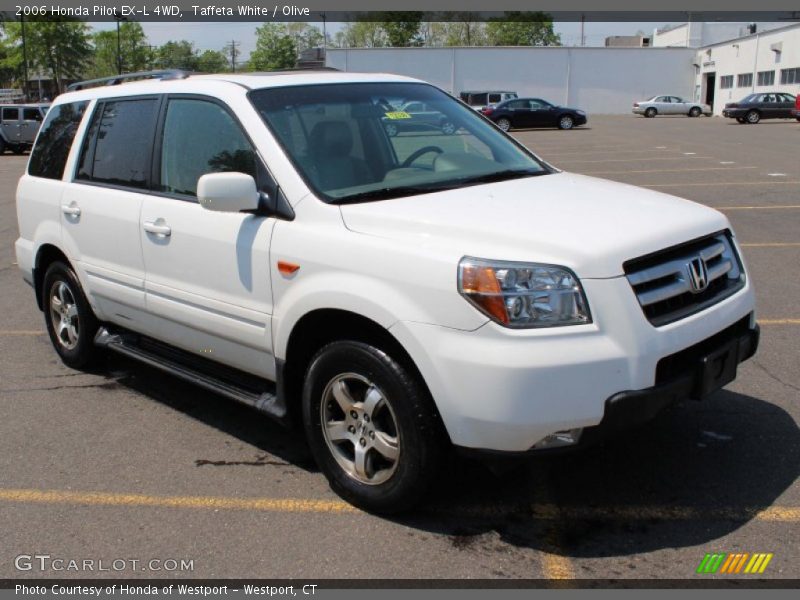 Taffeta White / Olive 2006 Honda Pilot EX-L 4WD