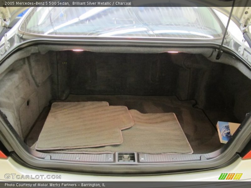 Brilliant Silver Metallic / Charcoal 2005 Mercedes-Benz S 500 Sedan