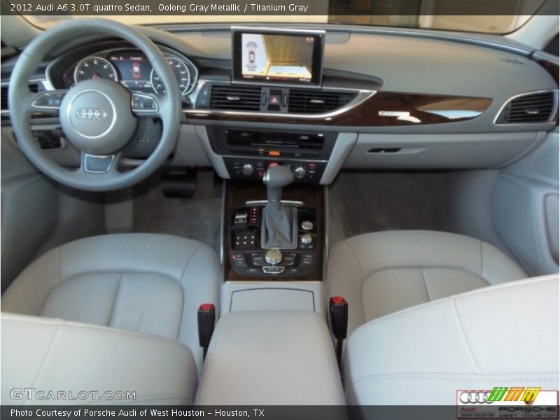 Oolong Gray Metallic / Titanium Gray 2012 Audi A6 3.0T quattro Sedan