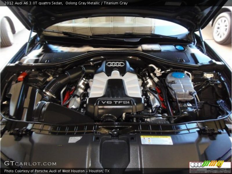 Oolong Gray Metallic / Titanium Gray 2012 Audi A6 3.0T quattro Sedan