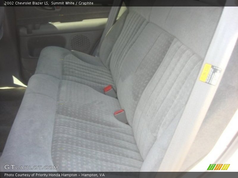 Summit White / Graphite 2002 Chevrolet Blazer LS