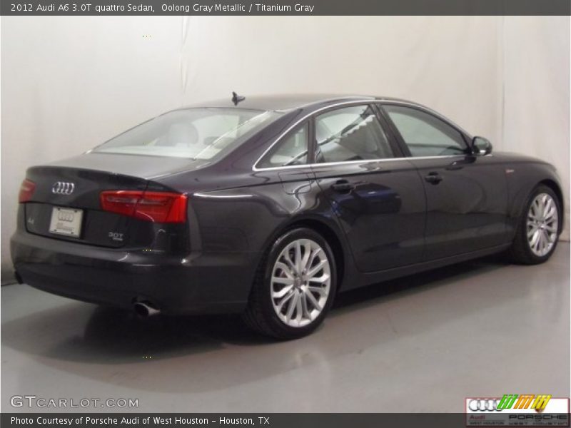 Oolong Gray Metallic / Titanium Gray 2012 Audi A6 3.0T quattro Sedan