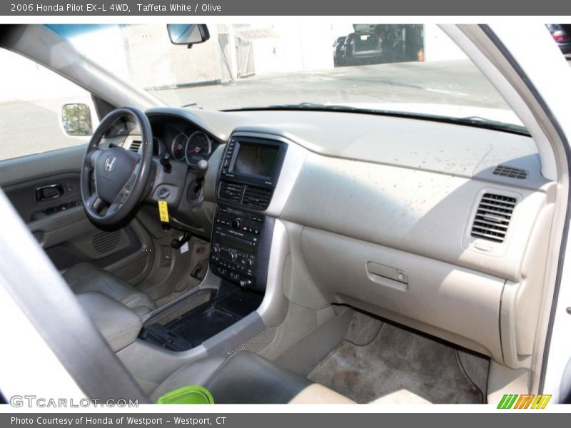 Taffeta White / Olive 2006 Honda Pilot EX-L 4WD