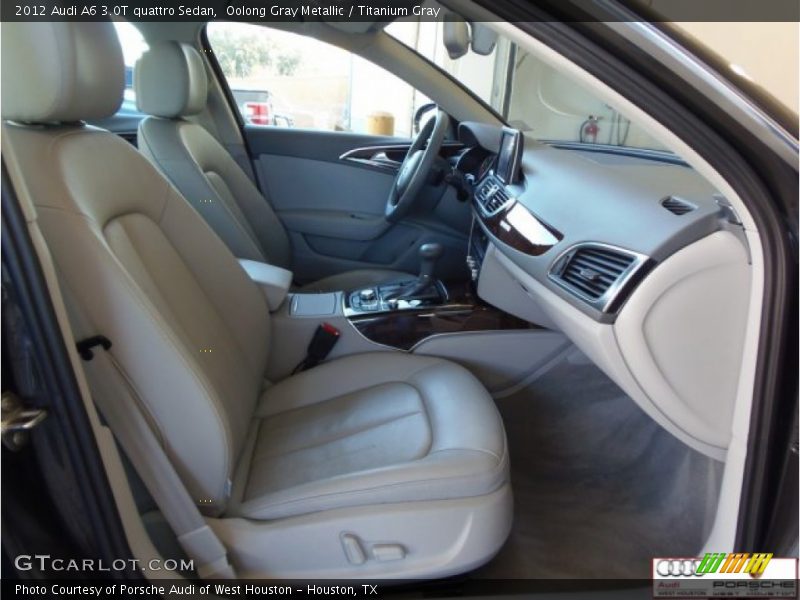 Oolong Gray Metallic / Titanium Gray 2012 Audi A6 3.0T quattro Sedan