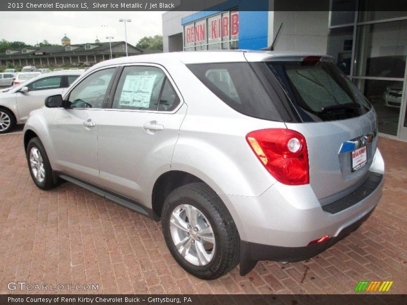 Silver Ice Metallic / Jet Black 2013 Chevrolet Equinox LS