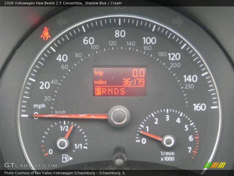 Shadow Blue / Cream 2006 Volkswagen New Beetle 2.5 Convertible