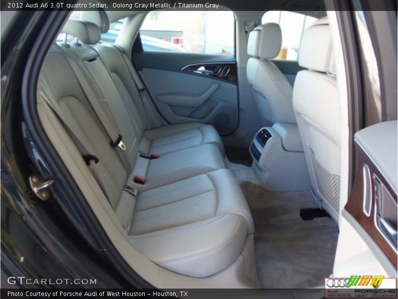 Oolong Gray Metallic / Titanium Gray 2012 Audi A6 3.0T quattro Sedan