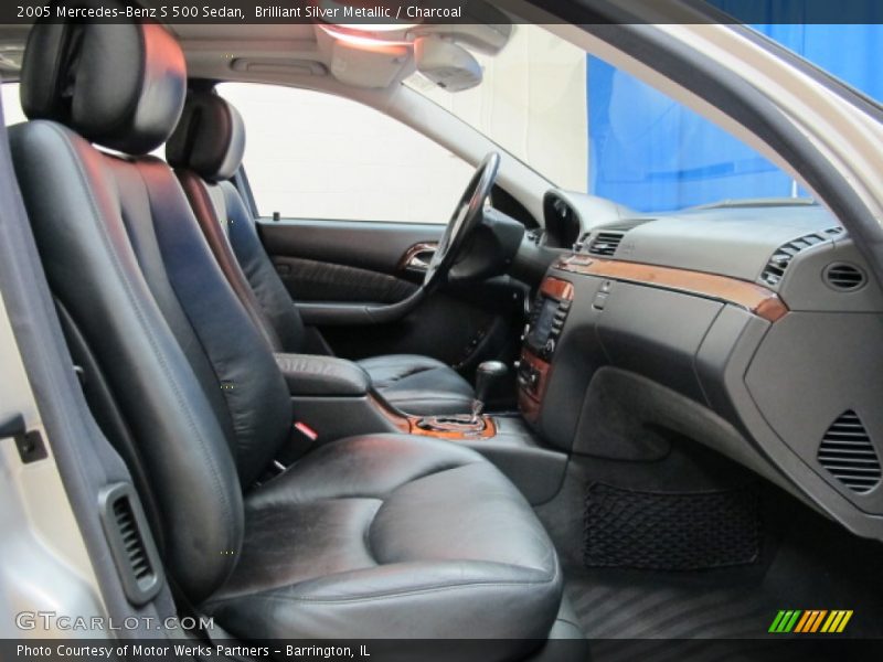 Brilliant Silver Metallic / Charcoal 2005 Mercedes-Benz S 500 Sedan