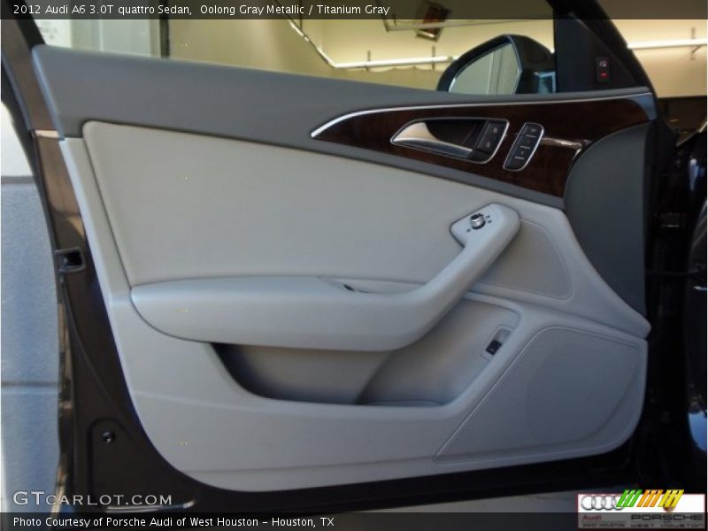 Oolong Gray Metallic / Titanium Gray 2012 Audi A6 3.0T quattro Sedan
