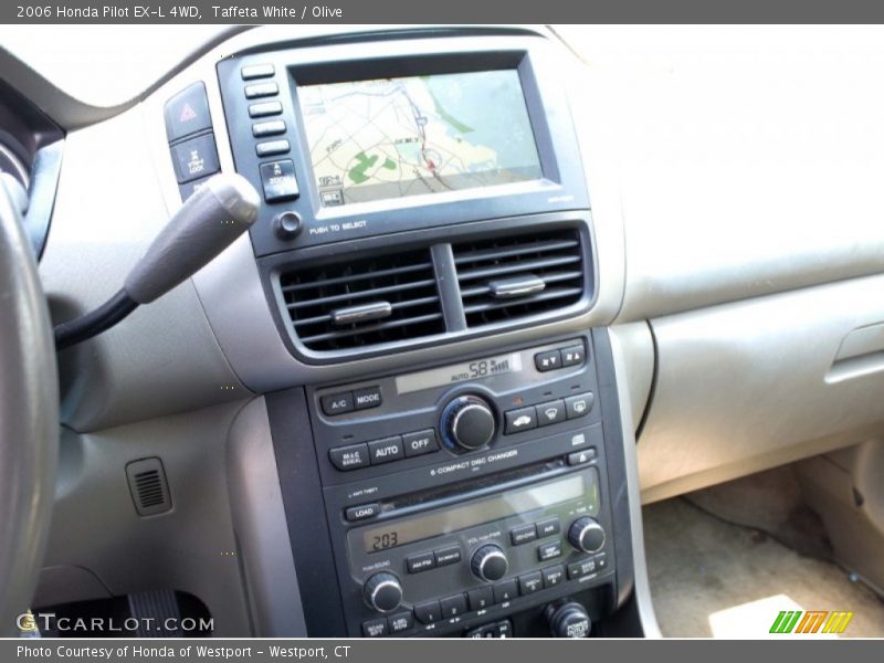 Taffeta White / Olive 2006 Honda Pilot EX-L 4WD