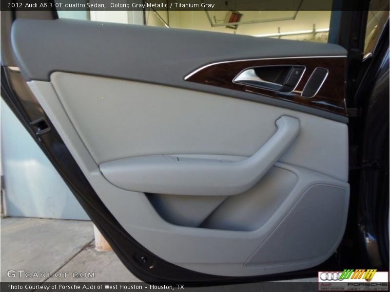 Oolong Gray Metallic / Titanium Gray 2012 Audi A6 3.0T quattro Sedan