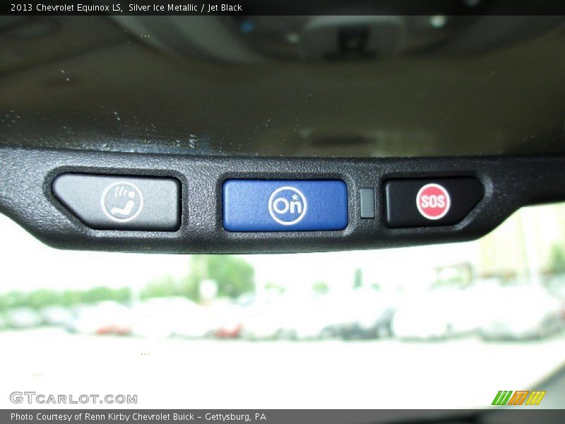 Silver Ice Metallic / Jet Black 2013 Chevrolet Equinox LS