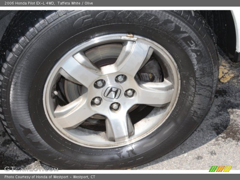 Taffeta White / Olive 2006 Honda Pilot EX-L 4WD