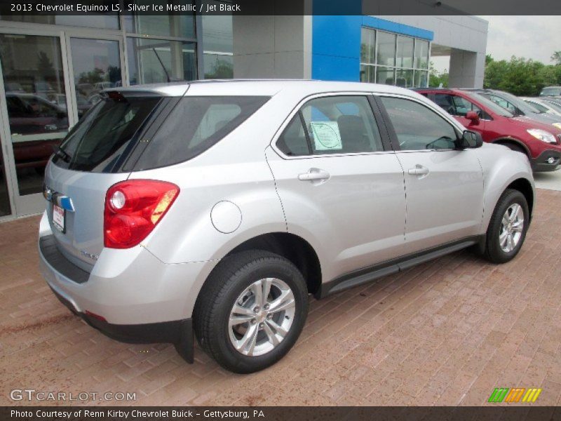 Silver Ice Metallic / Jet Black 2013 Chevrolet Equinox LS