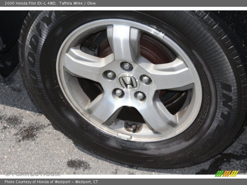 Taffeta White / Olive 2006 Honda Pilot EX-L 4WD