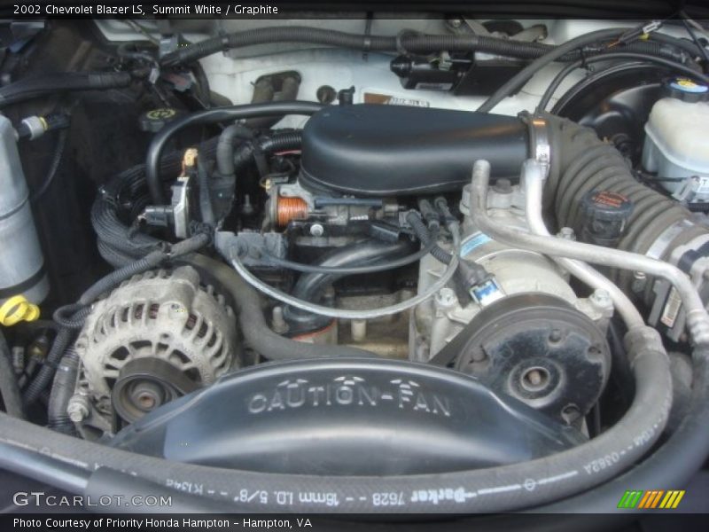 Summit White / Graphite 2002 Chevrolet Blazer LS