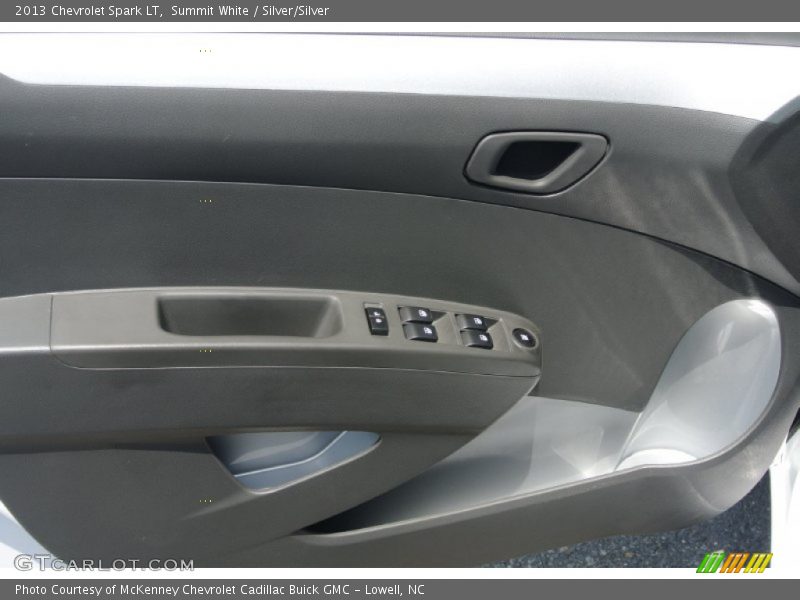 Summit White / Silver/Silver 2013 Chevrolet Spark LT