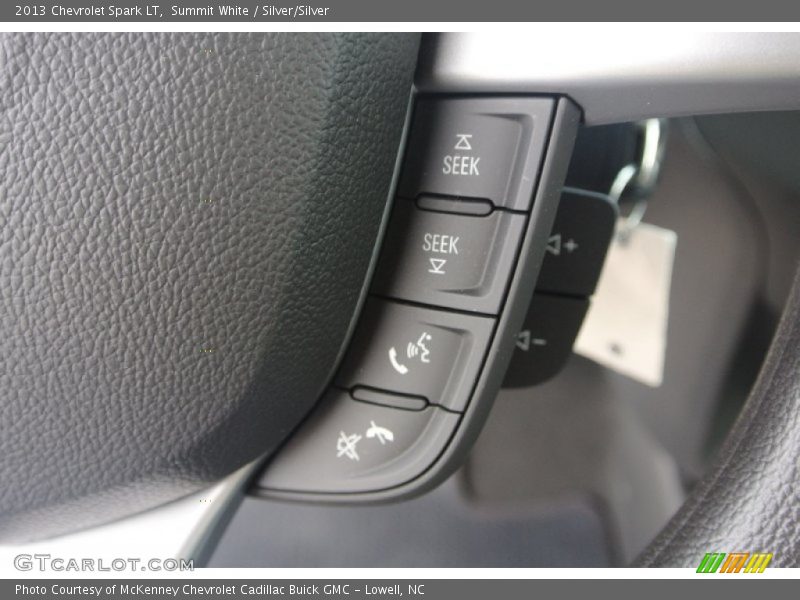Summit White / Silver/Silver 2013 Chevrolet Spark LT