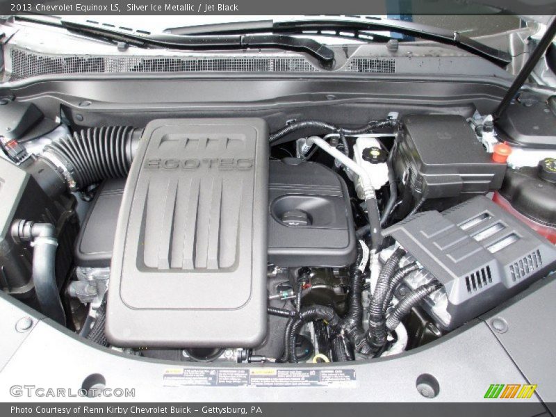 Silver Ice Metallic / Jet Black 2013 Chevrolet Equinox LS