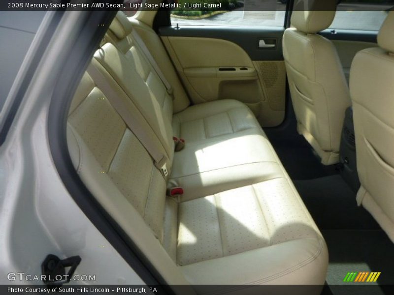 Light Sage Metallic / Light Camel 2008 Mercury Sable Premier AWD Sedan