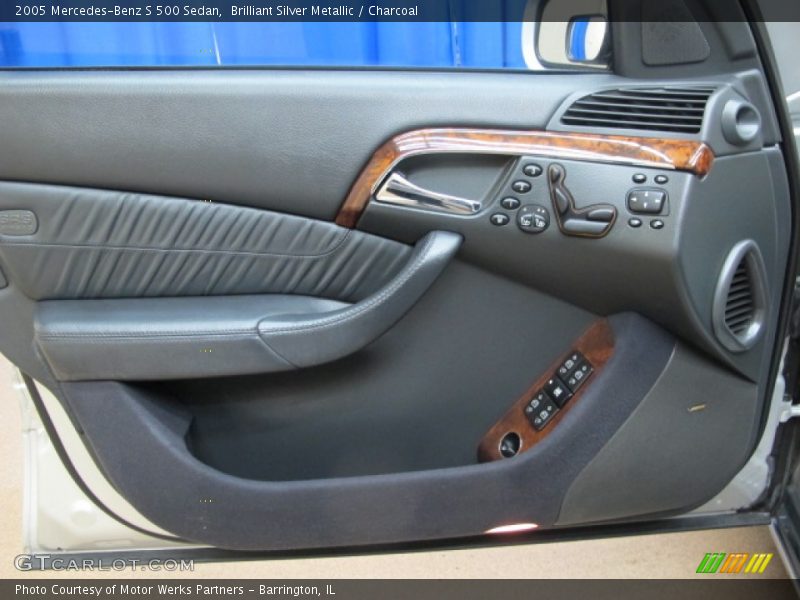 Brilliant Silver Metallic / Charcoal 2005 Mercedes-Benz S 500 Sedan