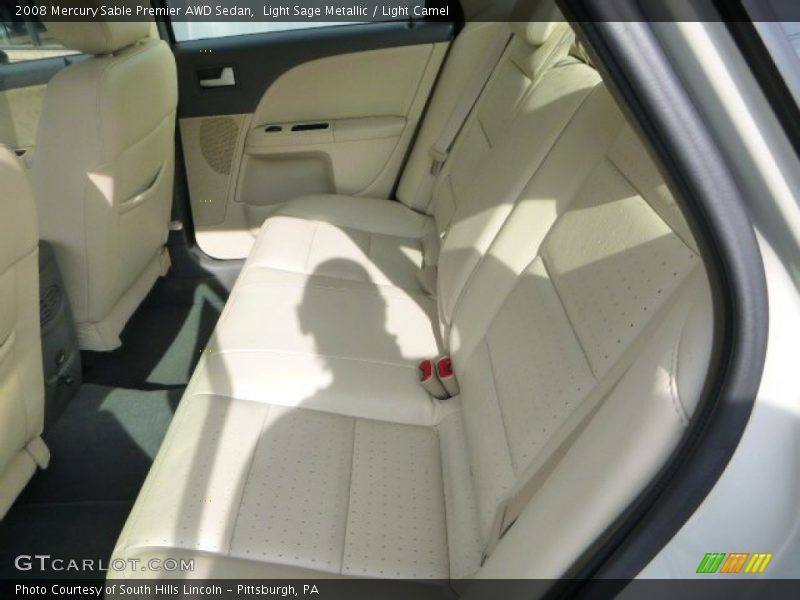 Light Sage Metallic / Light Camel 2008 Mercury Sable Premier AWD Sedan