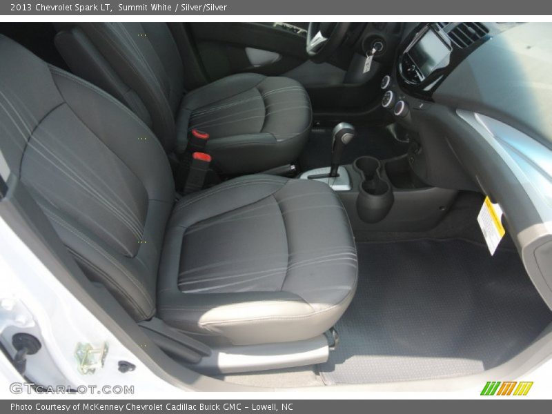 Summit White / Silver/Silver 2013 Chevrolet Spark LT