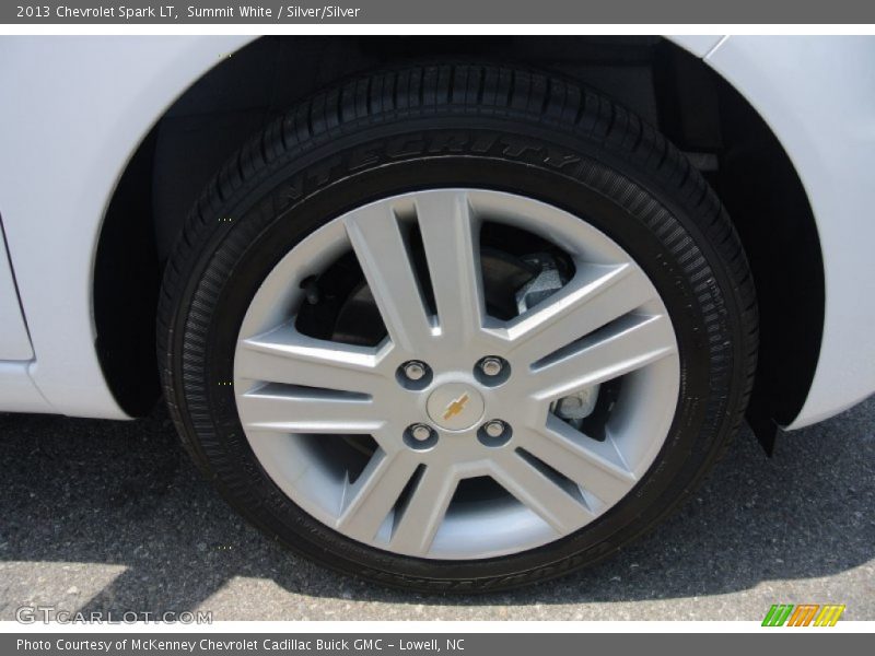 Summit White / Silver/Silver 2013 Chevrolet Spark LT