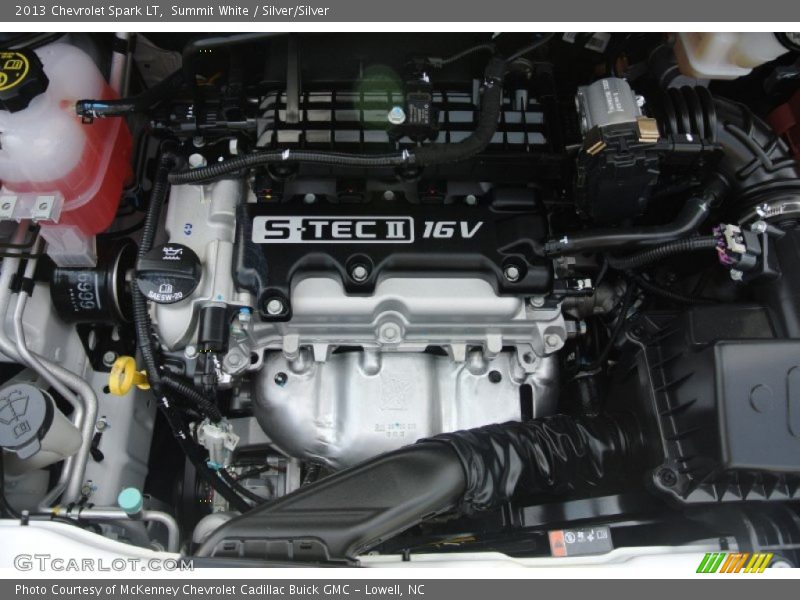 Summit White / Silver/Silver 2013 Chevrolet Spark LT