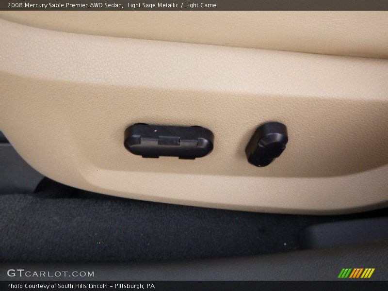 Light Sage Metallic / Light Camel 2008 Mercury Sable Premier AWD Sedan