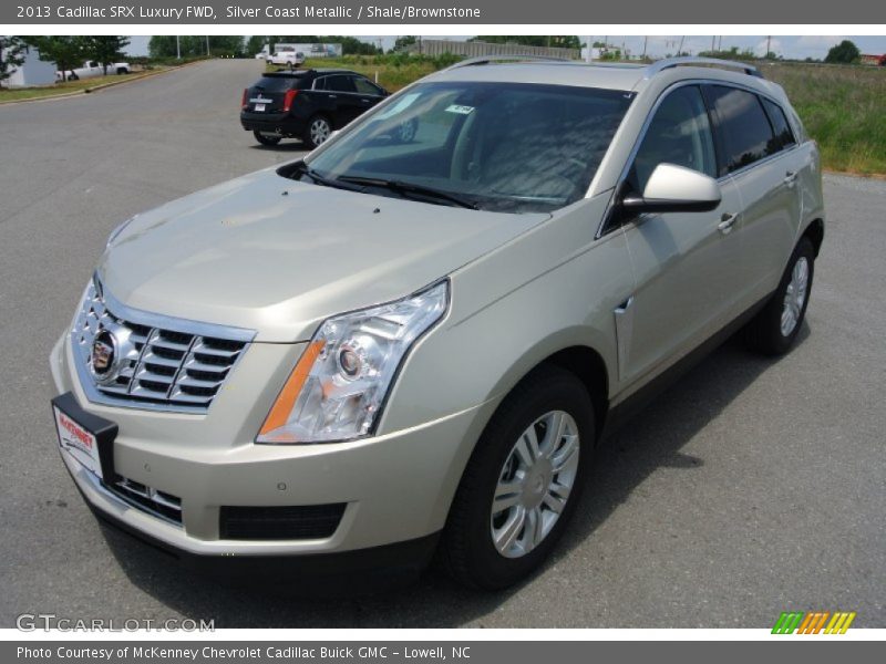 Silver Coast Metallic / Shale/Brownstone 2013 Cadillac SRX Luxury FWD