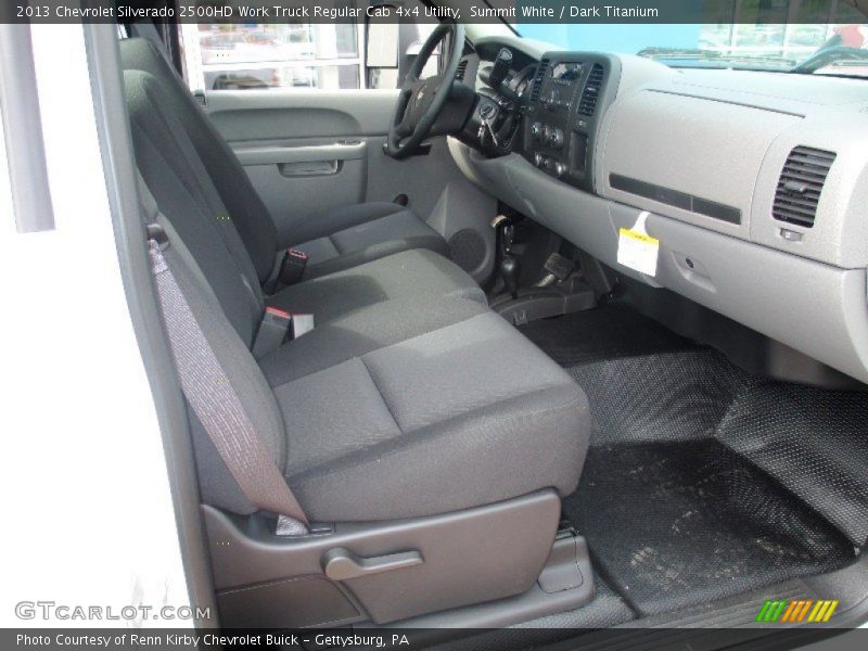 Summit White / Dark Titanium 2013 Chevrolet Silverado 2500HD Work Truck Regular Cab 4x4 Utility