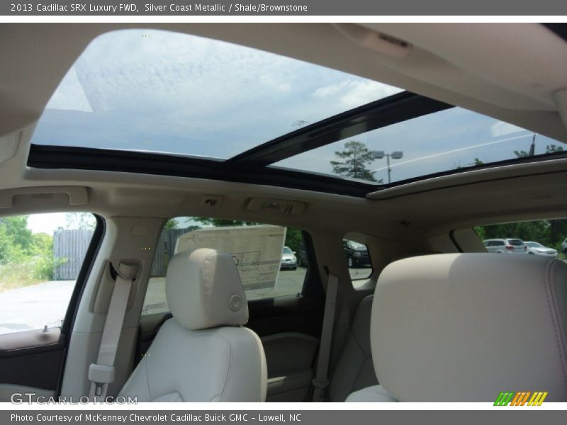 Silver Coast Metallic / Shale/Brownstone 2013 Cadillac SRX Luxury FWD