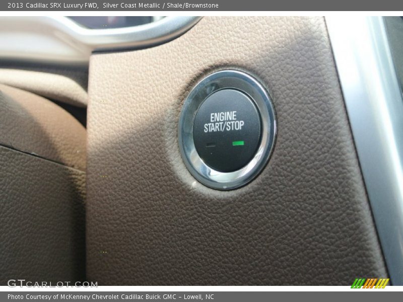 Silver Coast Metallic / Shale/Brownstone 2013 Cadillac SRX Luxury FWD