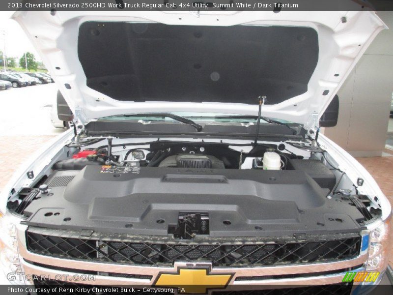 Summit White / Dark Titanium 2013 Chevrolet Silverado 2500HD Work Truck Regular Cab 4x4 Utility