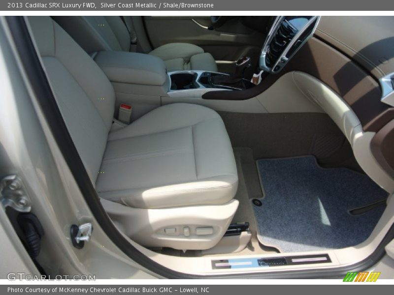 Silver Coast Metallic / Shale/Brownstone 2013 Cadillac SRX Luxury FWD