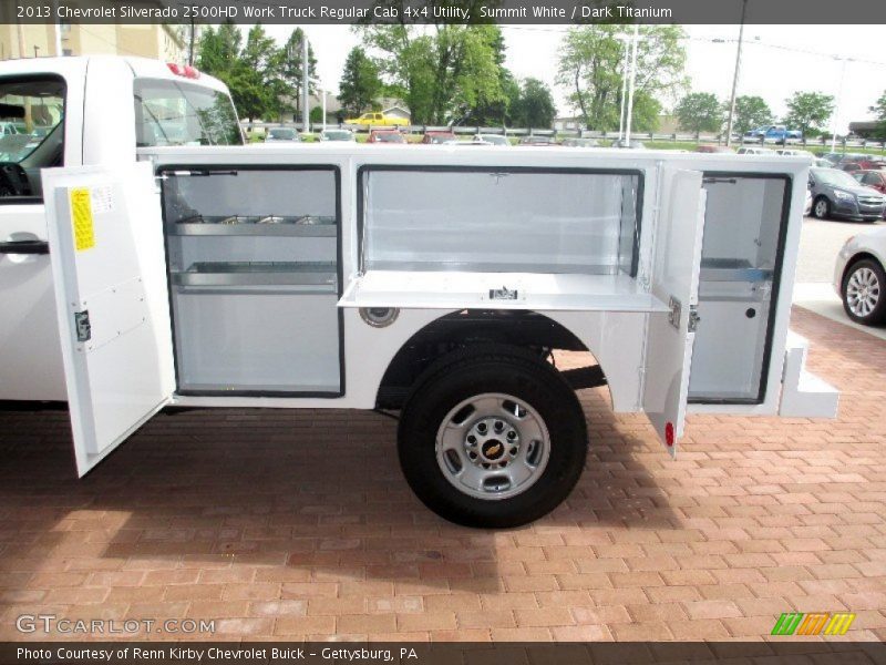 Summit White / Dark Titanium 2013 Chevrolet Silverado 2500HD Work Truck Regular Cab 4x4 Utility