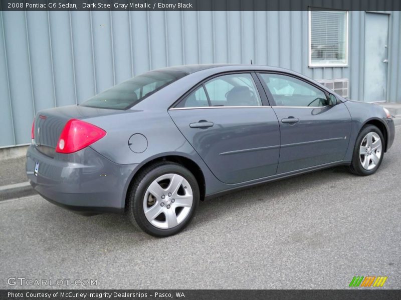 Dark Steel Gray Metallic / Ebony Black 2008 Pontiac G6 Sedan