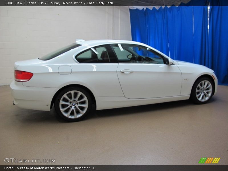 Alpine White / Coral Red/Black 2008 BMW 3 Series 335xi Coupe